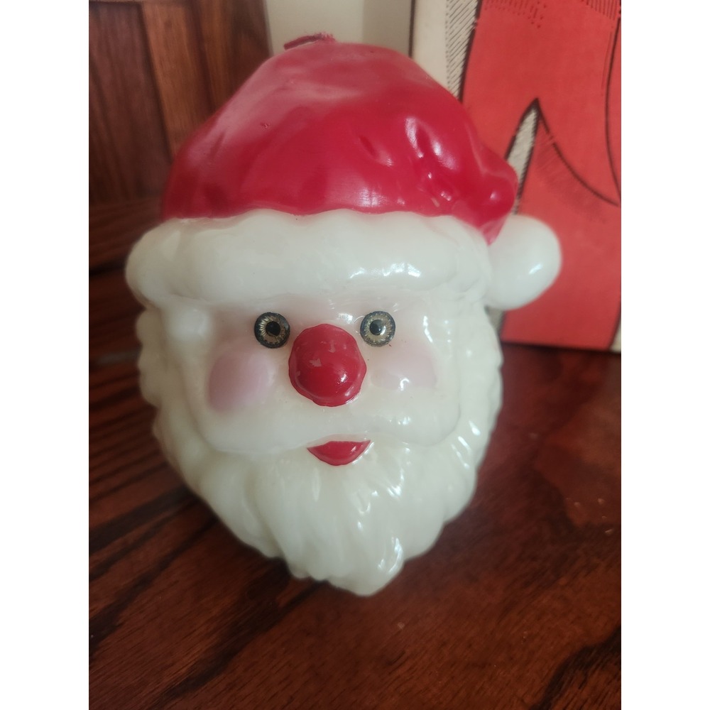 Vintage Candlew By Lenox Santa Head Candle With Original Box - Picture 2 of 8